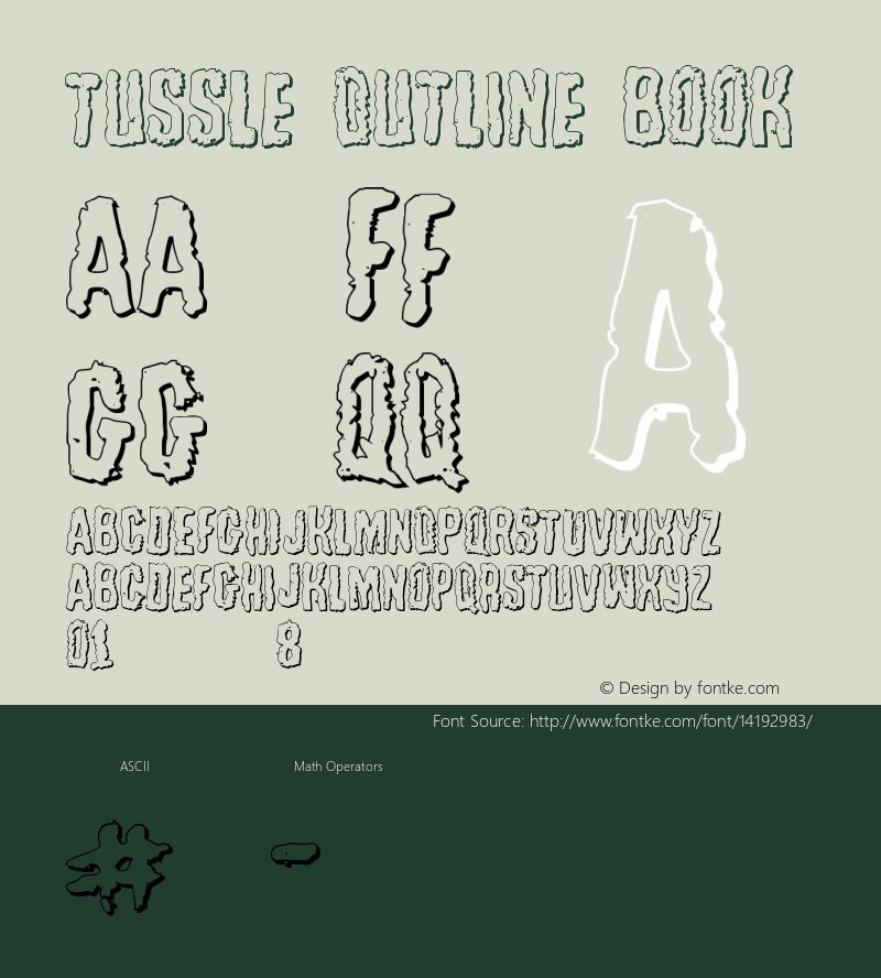 Tussle Outline Book Version 1.0图片样张