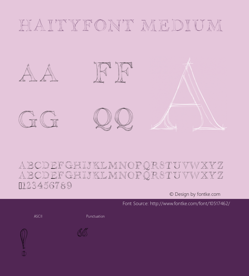 Haityfont Medium Version 001.000图片样张