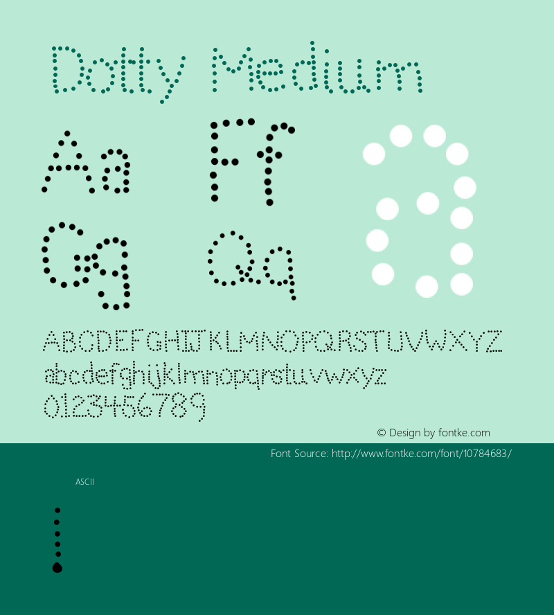 Dotty Medium Version 001.000图片样张