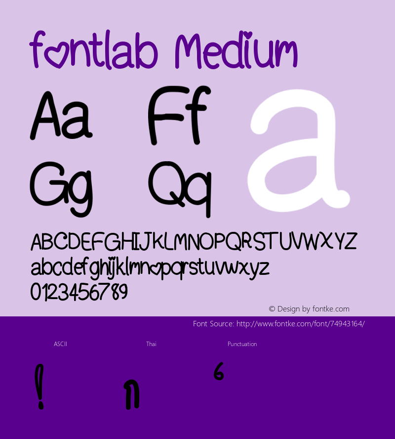 fontlab Version 001.000图片样张