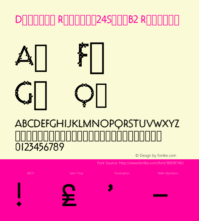 Decovar Regular24SkelB2 Regular Version 0.000;PS 0.0;hotconv 1.0.88;makeotf.lib2.5.647800 DEVELOPMENT图片样张