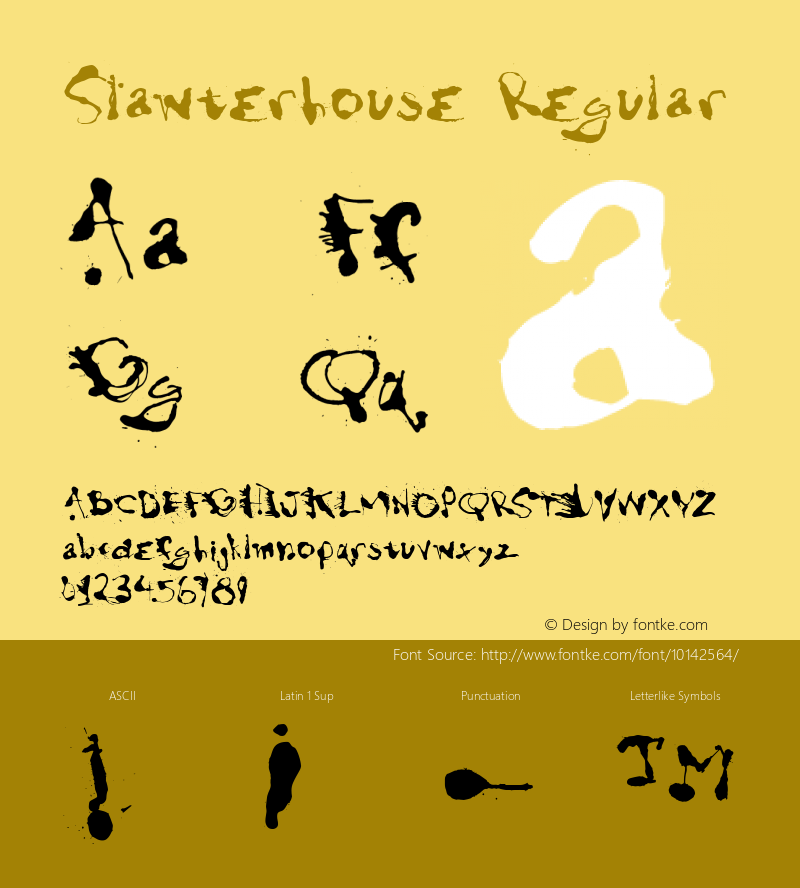 Slawterhouse Regular Version 001.000图片样张