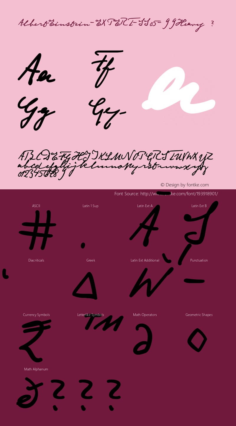 ☞Albert Einstein StylisticSet-05 99 Heavy Version 1.040;com.myfonts.easy.harald-geisler.albert-einstein.stylistic-set-05-99-heavy.wfkit2.version.4NUb图片样张