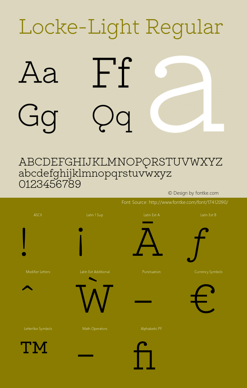 Locke-Light Regular 1.000;com.myfonts.easy.cdtype.locke.light.wfkit2.version.4B2E图片样张