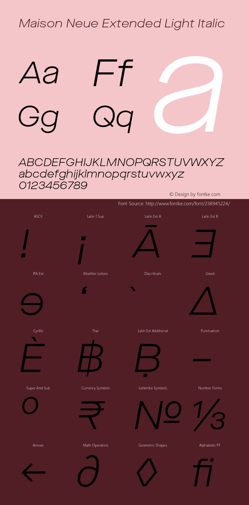 Maison Neue Extended Light Italic Version 3.002图片样张