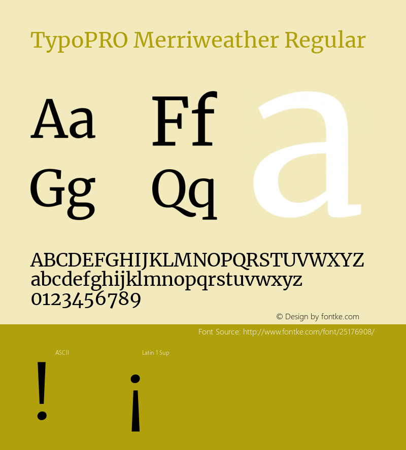 TypoPRO Merriweather Regular Version 2.002图片样张