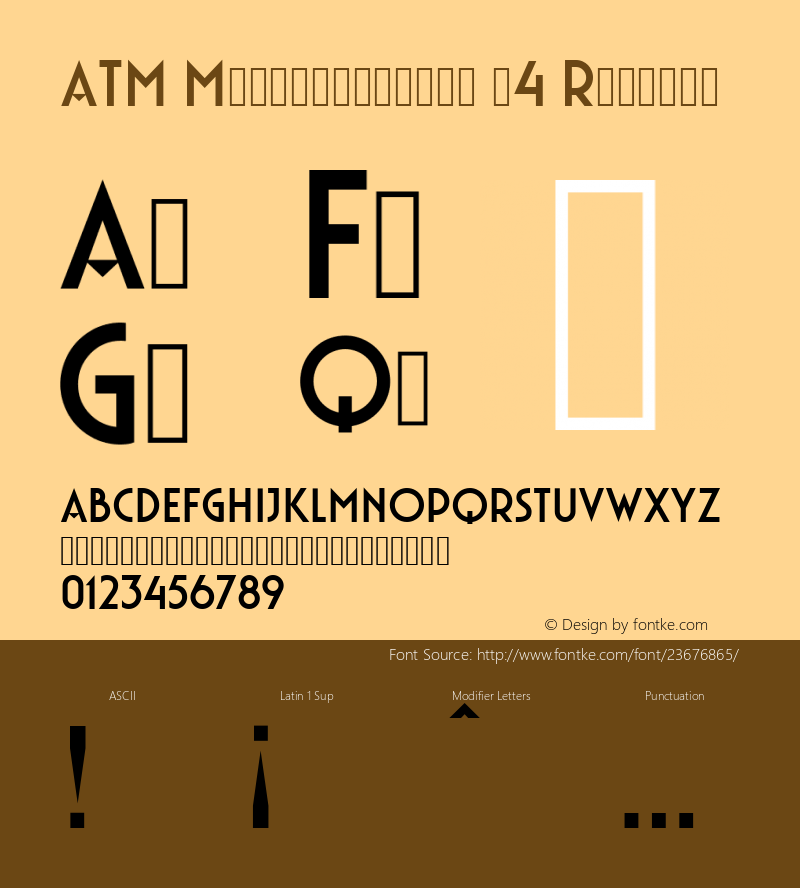 ATM Metropolitana v4 Regular Version 4.000;PS 004.000;hotconv 1.0.88;makeotf.lib2.5.64775图片样张