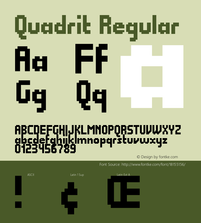 Quadrit Regular Version 1.0图片样张