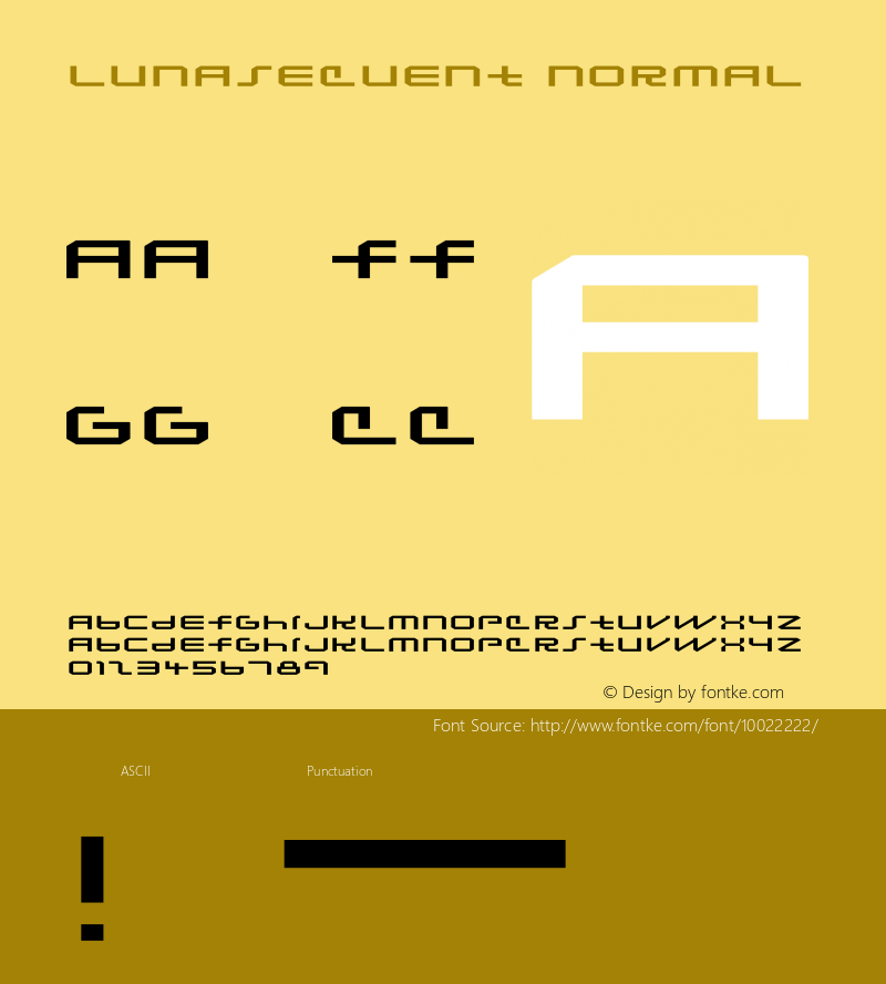 Lunasequent Normal 1.0 Sun Apr 13 19:15:43 1997图片样张