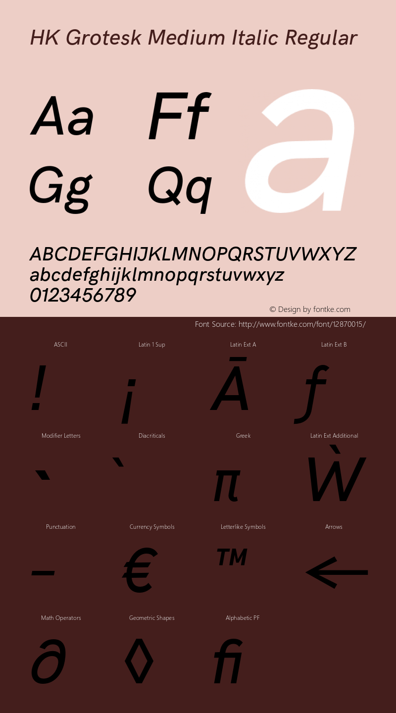 HK Grotesk Medium Italic Regular Version 1.000;PS 001.000;hotconv 1.0.88;makeotf.lib2.5.64775图片样张