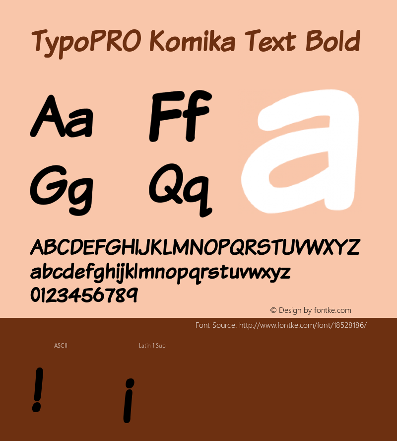 TypoPRO Komika Text Bold 2.0图片样张