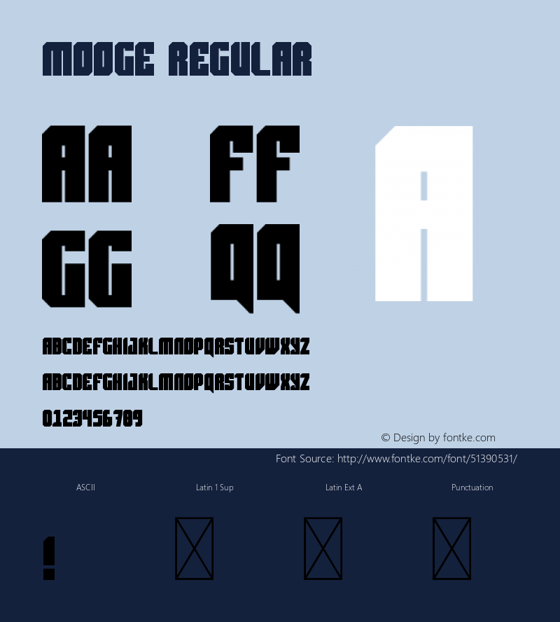 Mooge Version 1.006;Fontself Maker 3.4.0图片样张