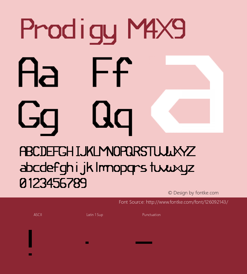 Prodigy-MFourByNine Version 1.001图片样张