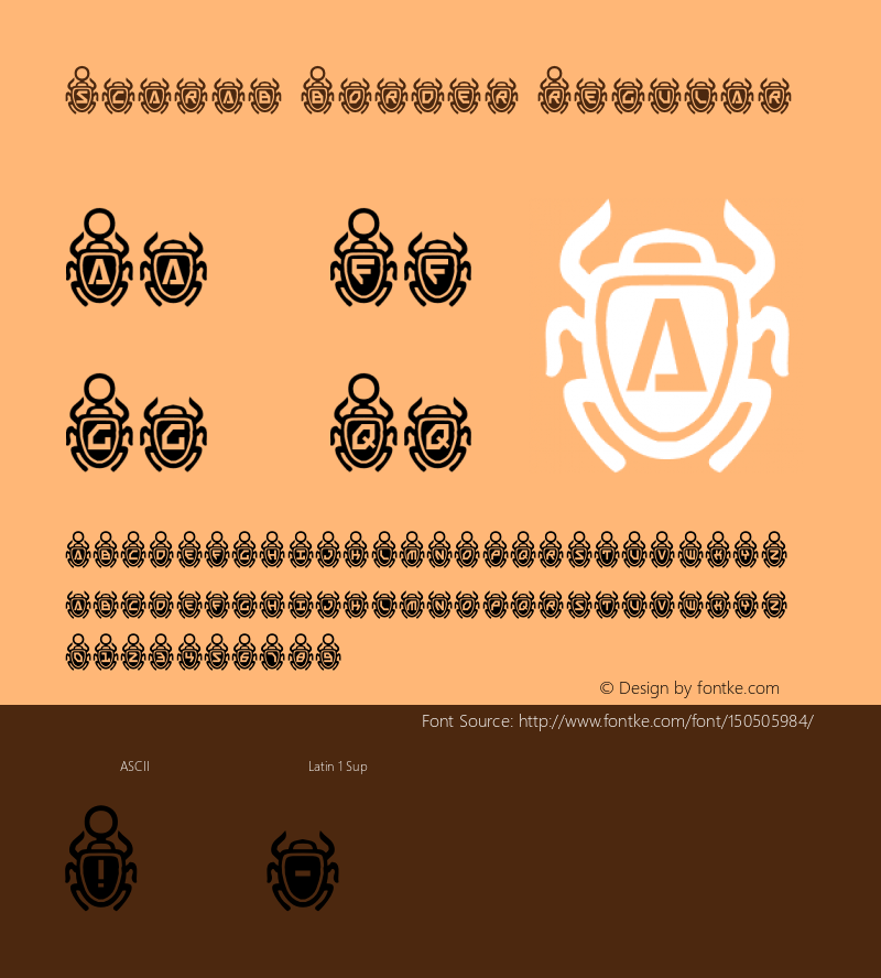 Scarab Border 1.1图片样张