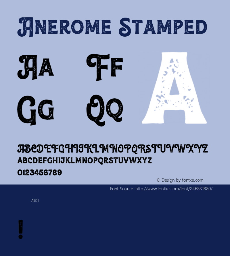 Anerome Stamped Version 1.000图片样张