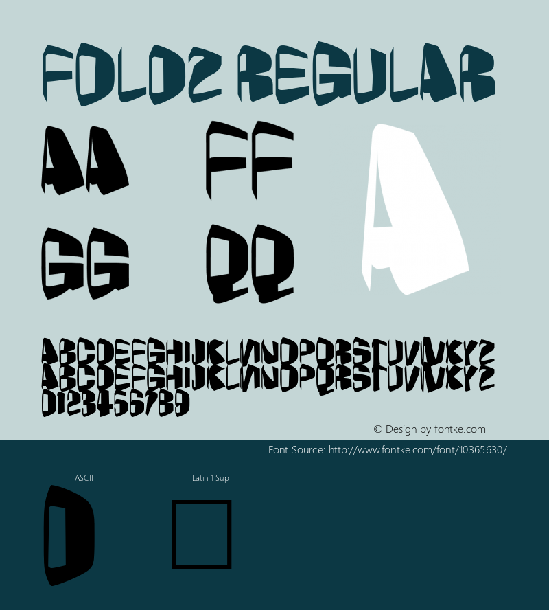 Foldz Regular TBJ.1.0图片样张
