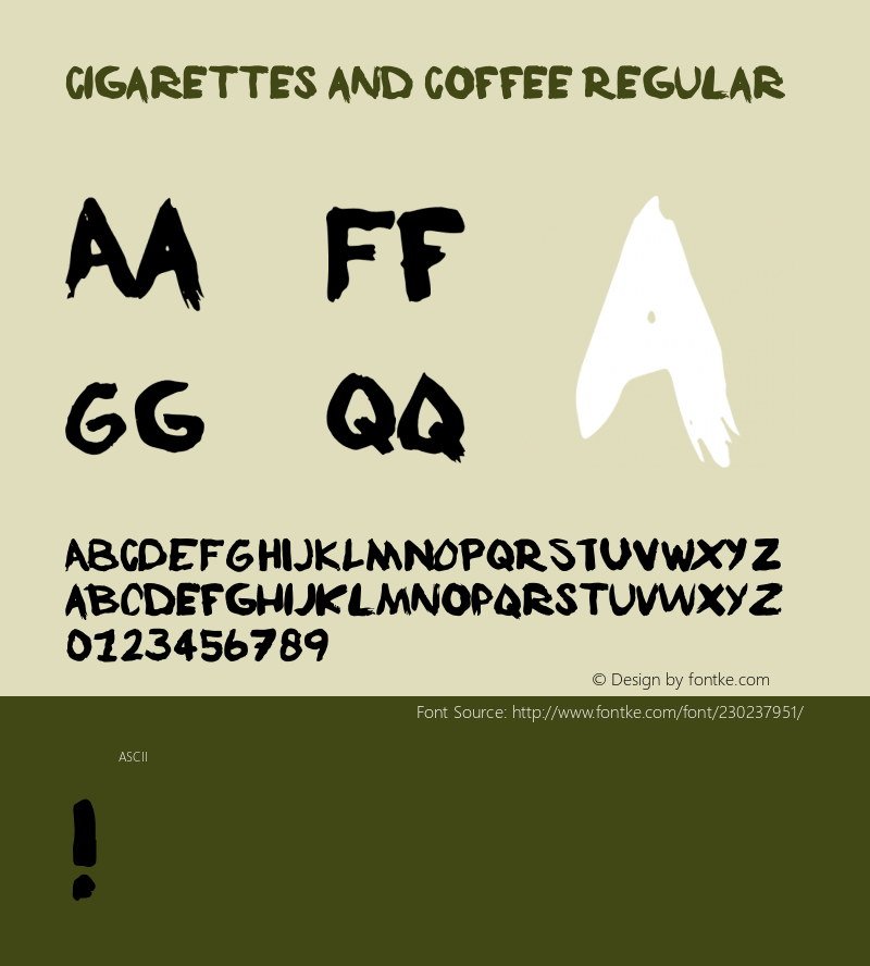 Cigarettes and Coffee Version 1.000图片样张