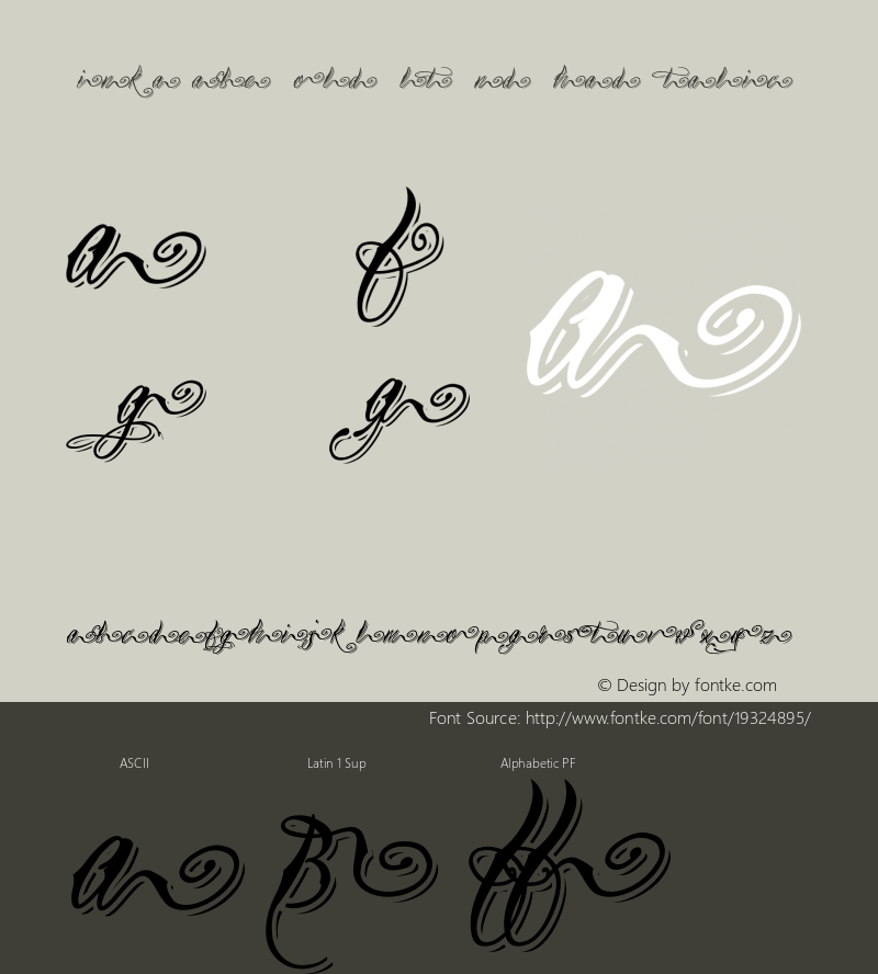 TinkaBabe-BoldAltEndShadItalic Version 1.000图片样张