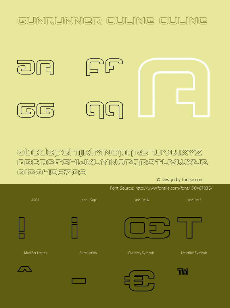 Gunrunner Ouline Version 1.0; 2016图片样张