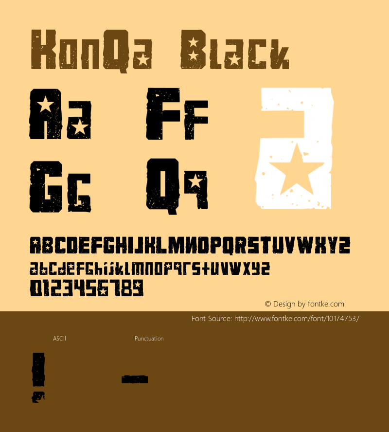 KonQa Black Macromedia Fontographer 4.1 2006/09/19图片样张