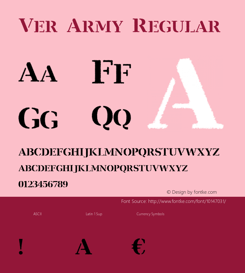 Ver Army Regular Version 1.000 2005 initial release图片样张