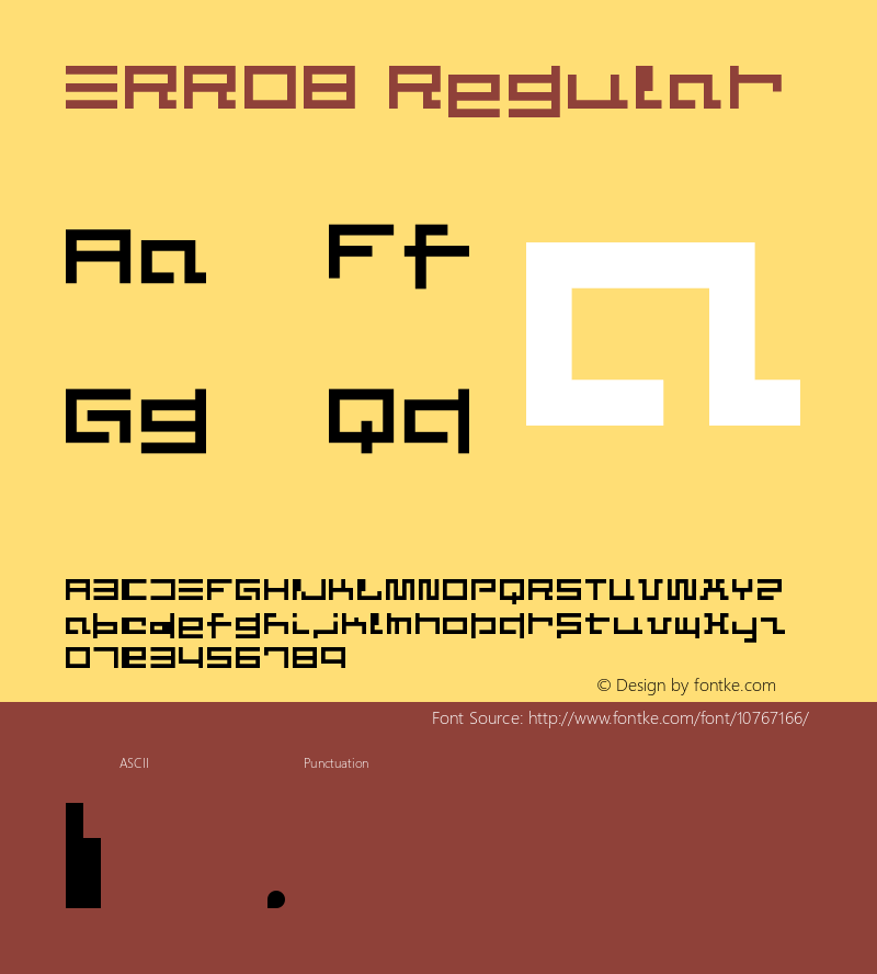 ERRO8 Regular Version 1.0图片样张