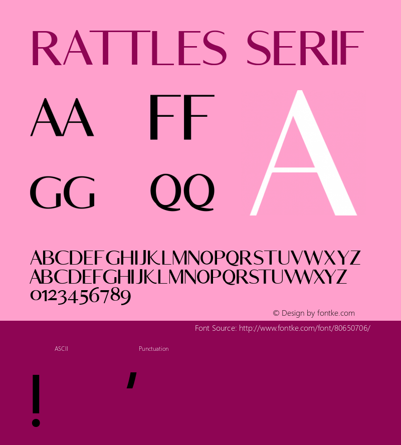 Rattles Serif 1.000图片样张