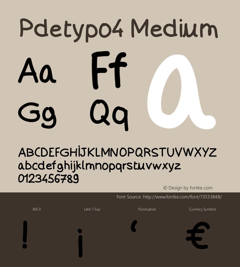 Pdetypo4 Version 001.000图片样张