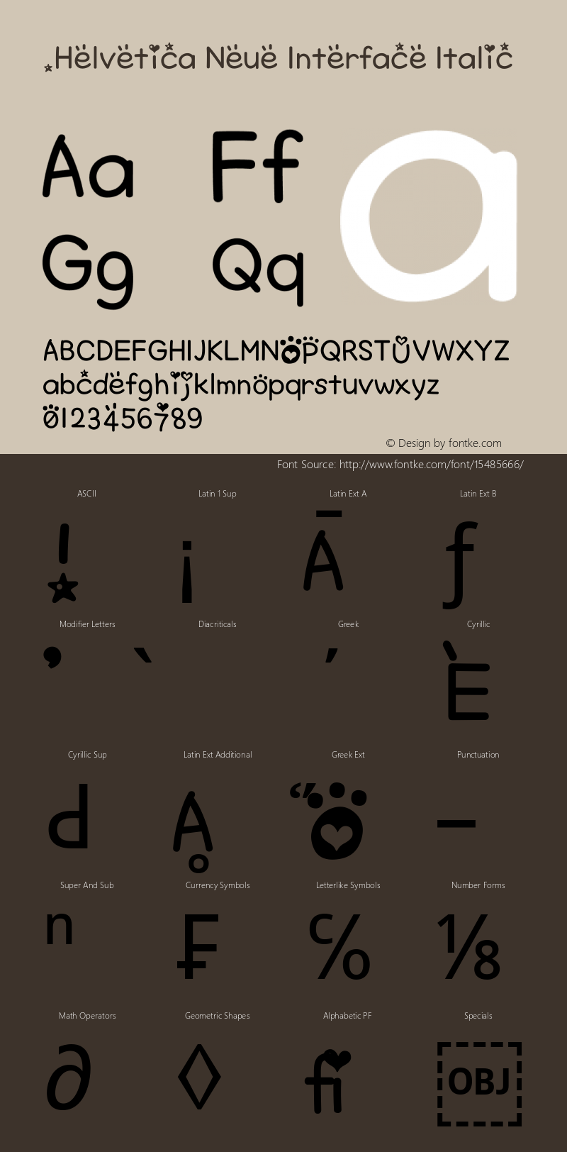 .Helvetica Neue Interface Italic 10.0d35e1图片样张