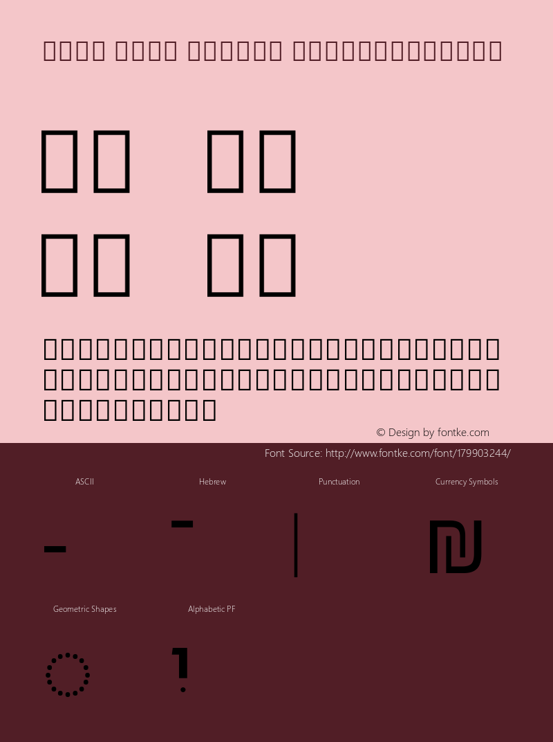 Noto Sans Hebrew SemiCondensed Version 3.000; ttfautohint (v1.8.4) -l 8 -r 50 -G 200 -x 14 -D hebr -f none -a qsq -X 