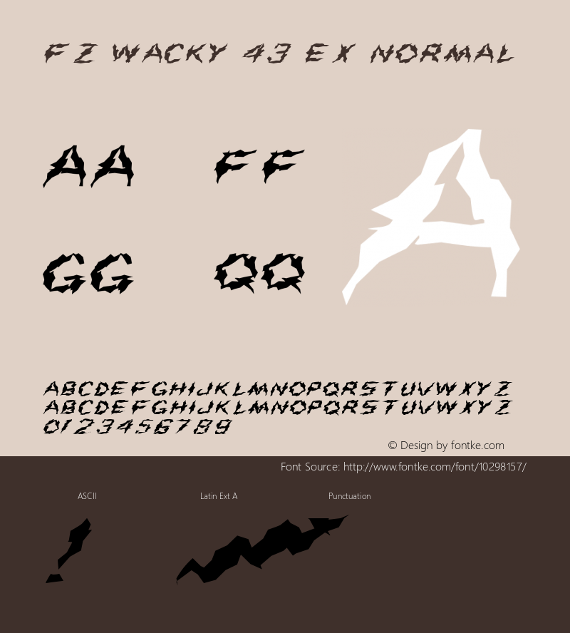 FZ WACKY 43 EX Normal 1.0 Fri Jan 28 17:49:56 1994图片样张