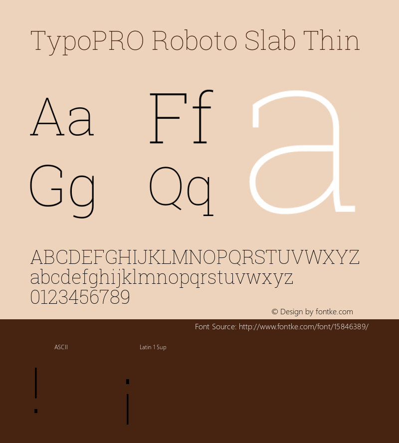 TypoPRO Roboto Slab Thin Version 1.100263; 2013; ttfautohint (v0.94.20-1c74) -l 8 -r 12 -G 200 -x 14 -w 