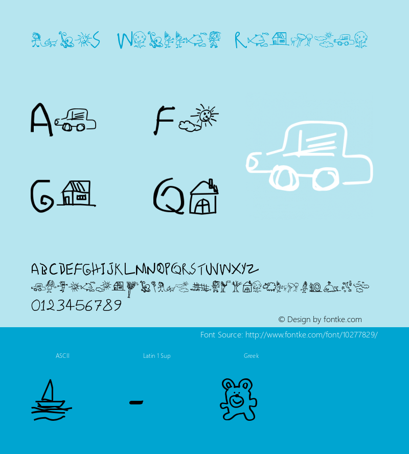 kidS Written Regular Version 1.00 February 27, 2010, initial release图片样张