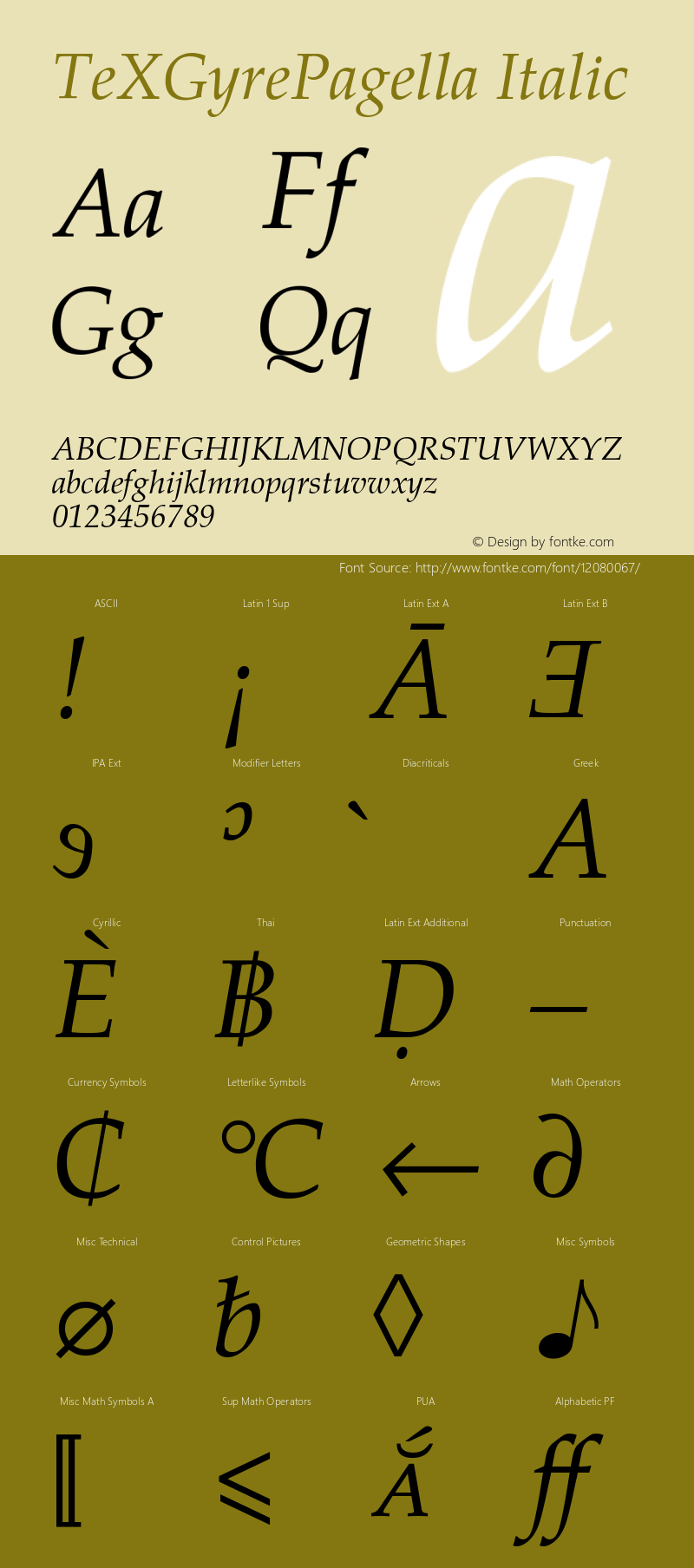 TeXGyrePagella Italic Version 1.103;PS 1.103;hotconv 1.0.49;makeotf.lib2.0.14853图片样张