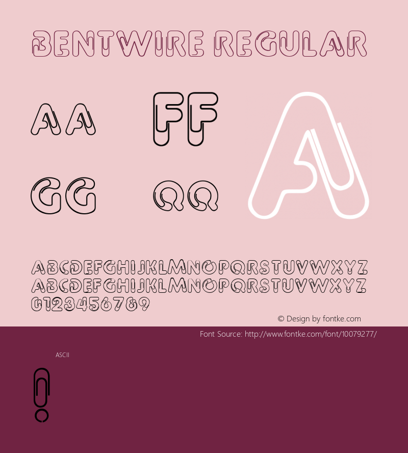 Bentwire Regular Unknown图片样张