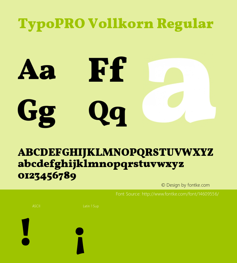 TypoPRO Vollkorn Regular Version 2.001图片样张