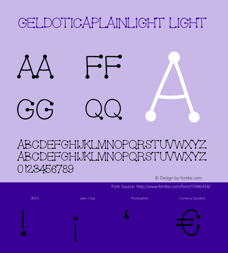 GelDoticaPlainLight Light Version 001.000图片样张