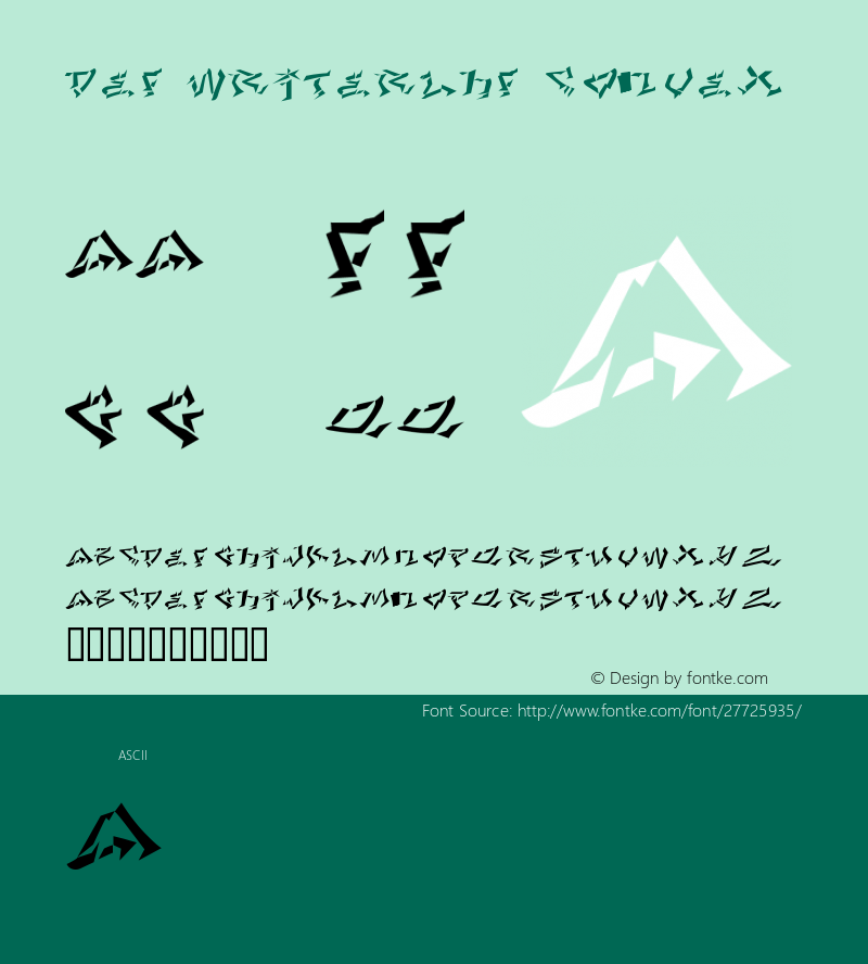 DefWriterLHF-Convex www.letterheadfonts.com图片样张