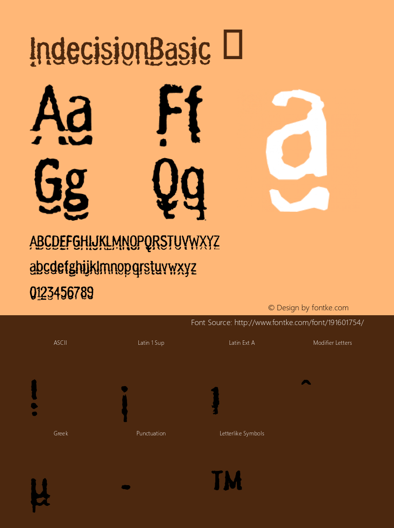 ☞IndecisionBasic Macromedia Fontographer 4.1.5 5/28/02;com.myfonts.t26.indecision.basic.wfkit2.DB1图片样张