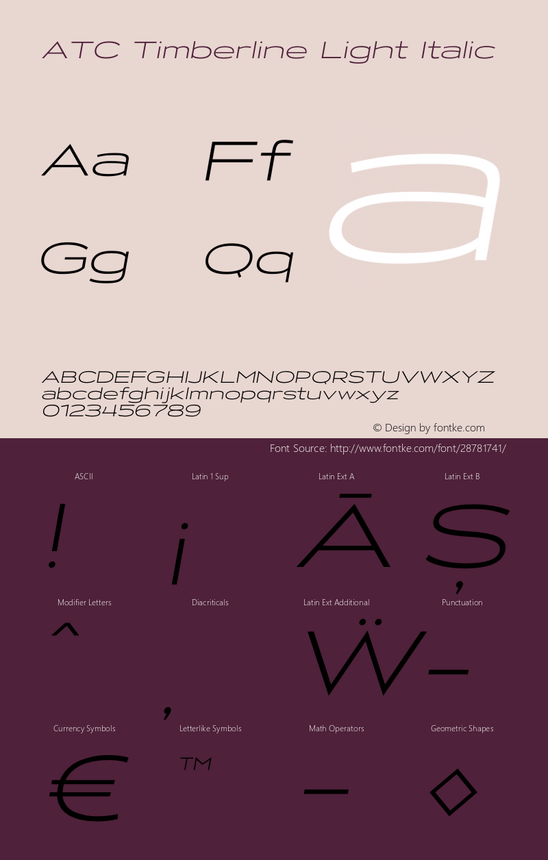 ATC Timberline Light Italic Version 1.001;PS 001.001;hotconv 1.0.70;makeotf.lib2.5.58329 DEVELOPMENT; ttfautohint (v1.5.65-e2d9)图片样张