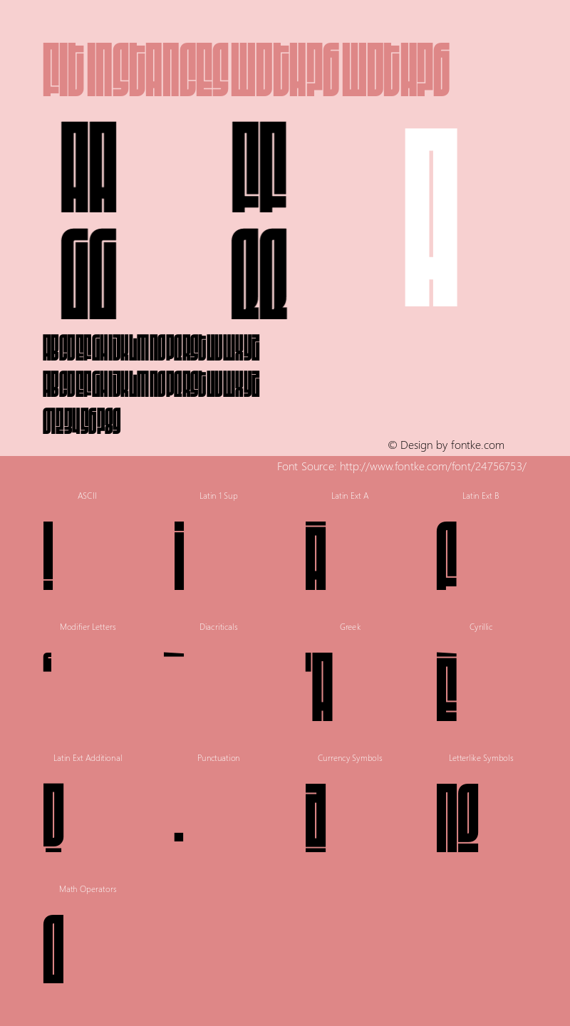 Fit Instances wdth76 Version 1.0图片样张