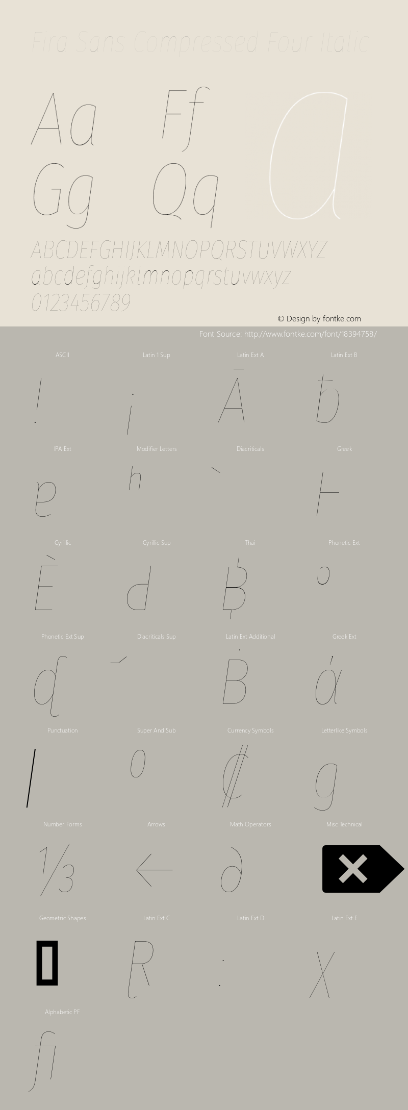 Fira Sans Compressed Four Italic Version 4.203;PS 004.203;hotconv 1.0.88;makeotf.lib2.5.64775图片样张