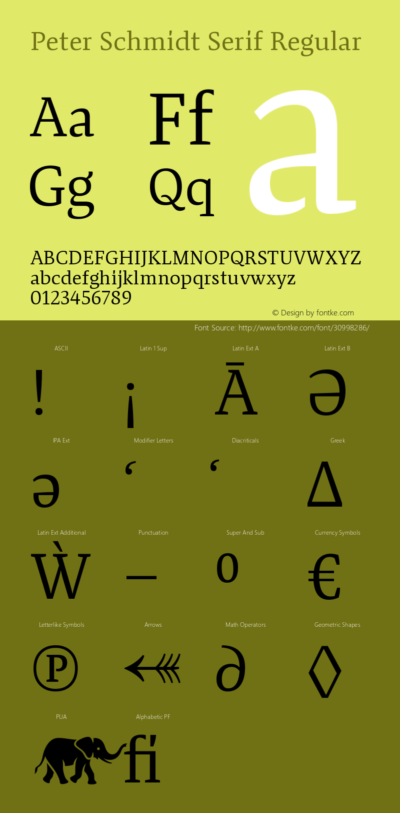 Peter Schmidt Serif Version 1.019;PS 1.19;hotconv 1.0.88;makeotf.lib2.5.647800图片样张