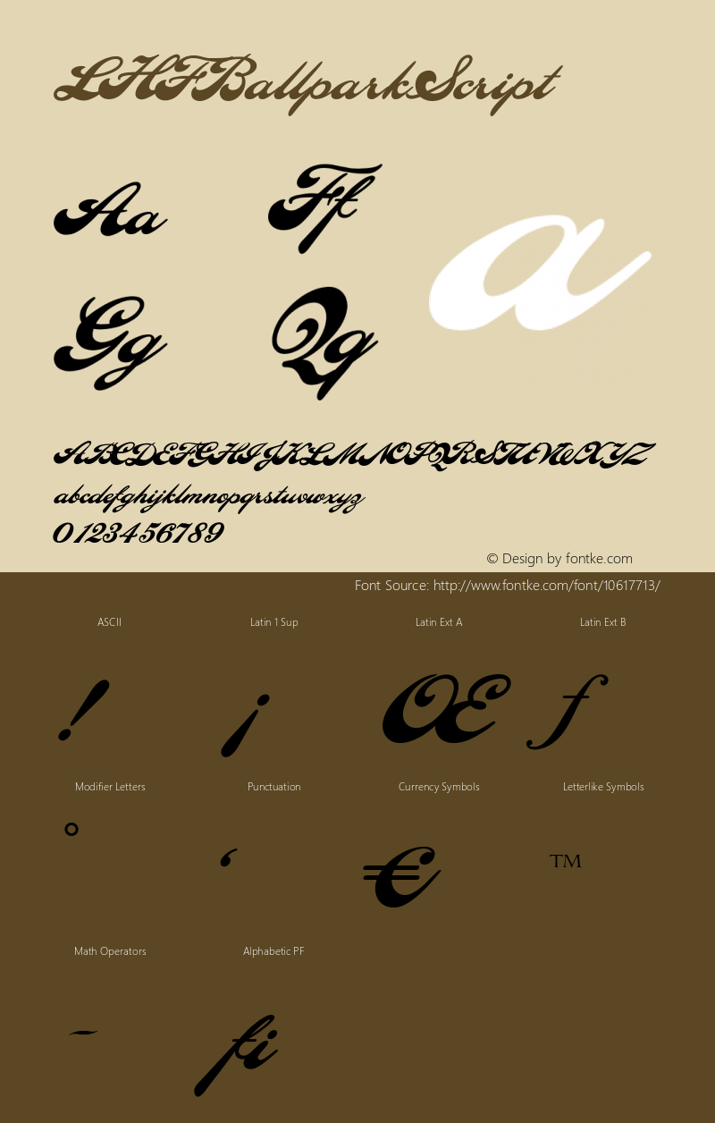 LHFBallparkScript ☞ (2.0) ;com.myfonts.letterheadfonts.lhf-ballpark-script.regular.wfkit2.3Bkt图片样张