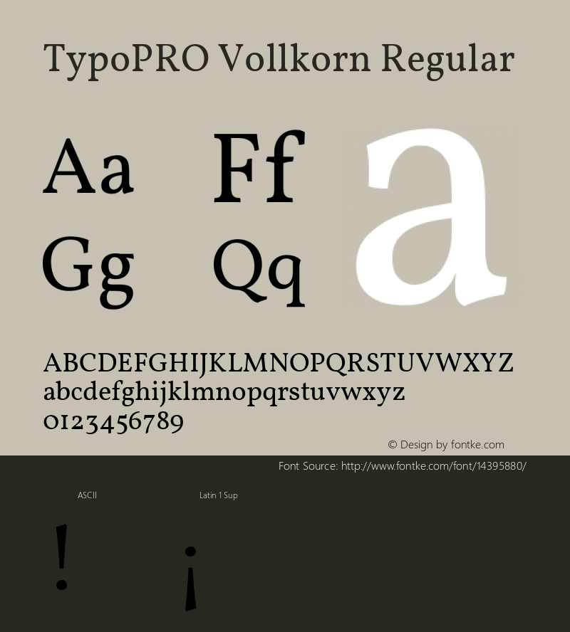 TypoPRO Vollkorn Regular Version 2.001图片样张