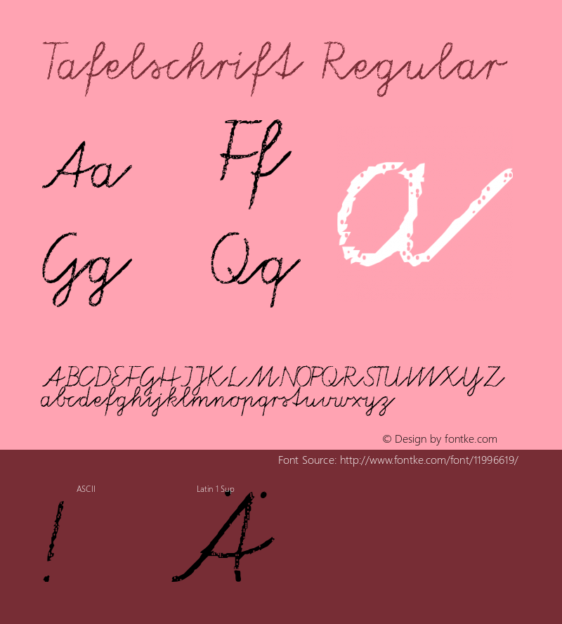 Tafelschrift Regular 001.000图片样张