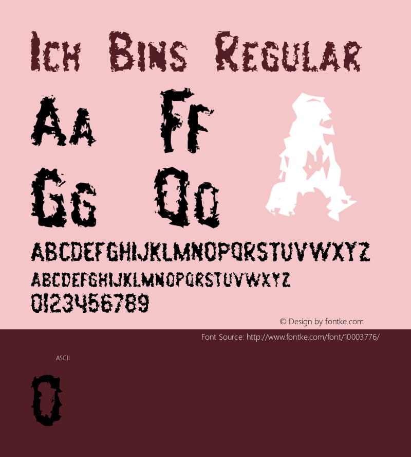 Ich Bins Regular v1.0图片样张