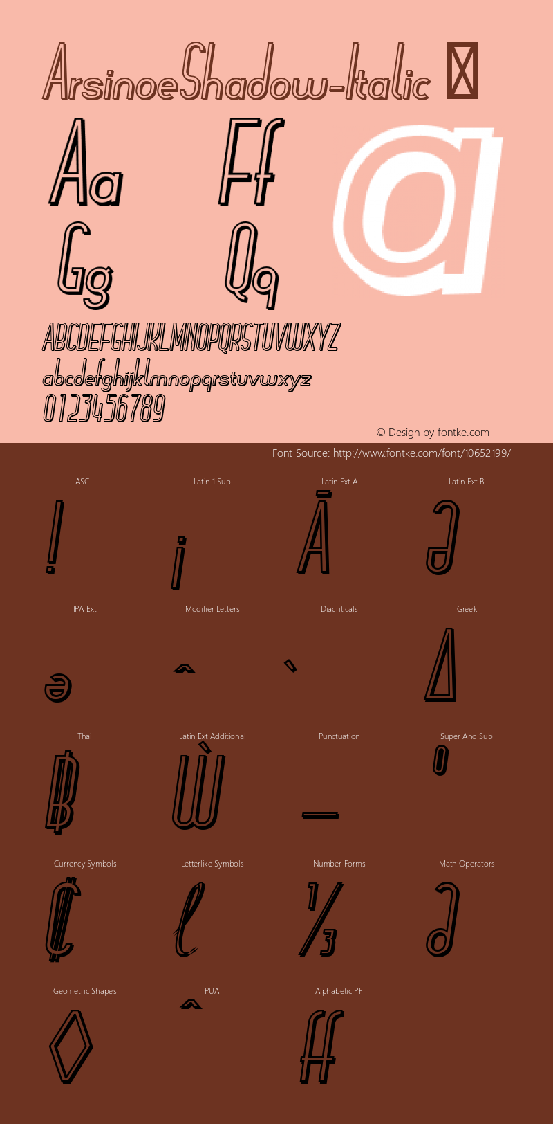 ArsinoeShadow-Italic ☞ Version 1.001;com.myfonts.easy.pburgiel.arsinoe.shadow-italic.wfkit2.version.3G1u图片样张