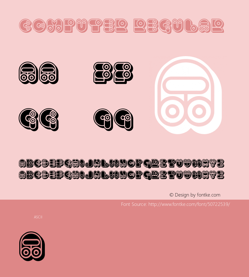 Computer Regular Version 1.000图片样张