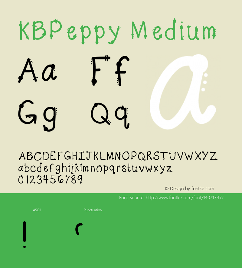 KBPeppy Medium Version 001.000图片样张